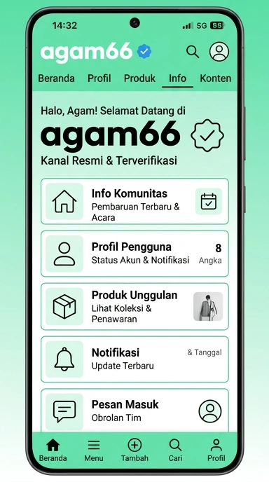 Kanal Resmi Unduh APK Agam66 untuk Android