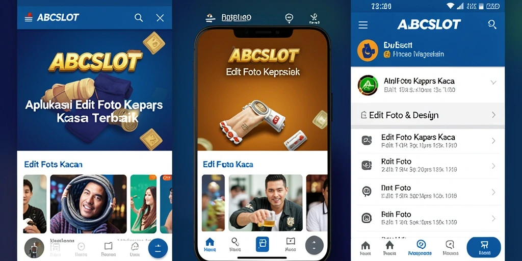 Antarmuka modern ABCSLOT dengan fitur editing yang menarik.