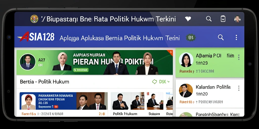 Tampilan antarmuka aplikasi ASIA128 yang informatif dan mudah dinavigasi.