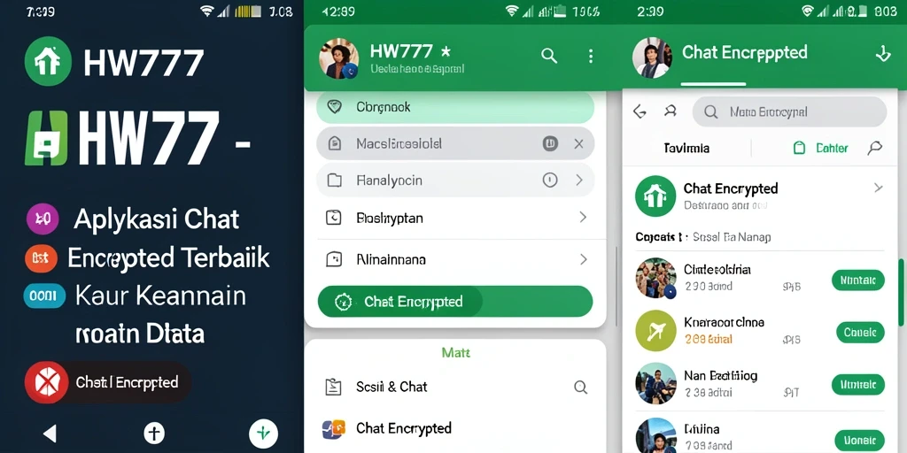 Tampilan antarmuka aplikasi HW777 yang modern dan ramah pengguna.