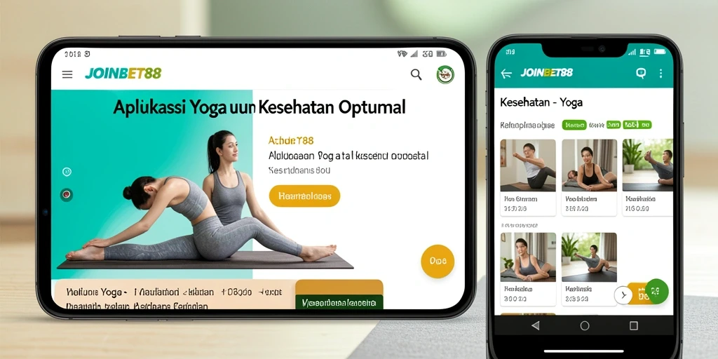 Antarmuka JOINBET88 yang menarik dan mudah digunakan untuk Yoga.