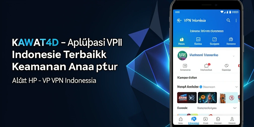 Tampilan antarmuka KAWAT4D yang user-friendly untuk pengguna VPN Indonesia.